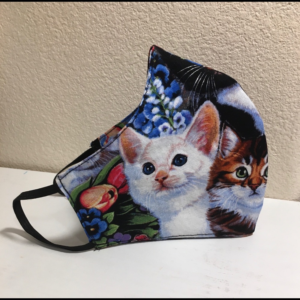 New face mask face cover kittens print